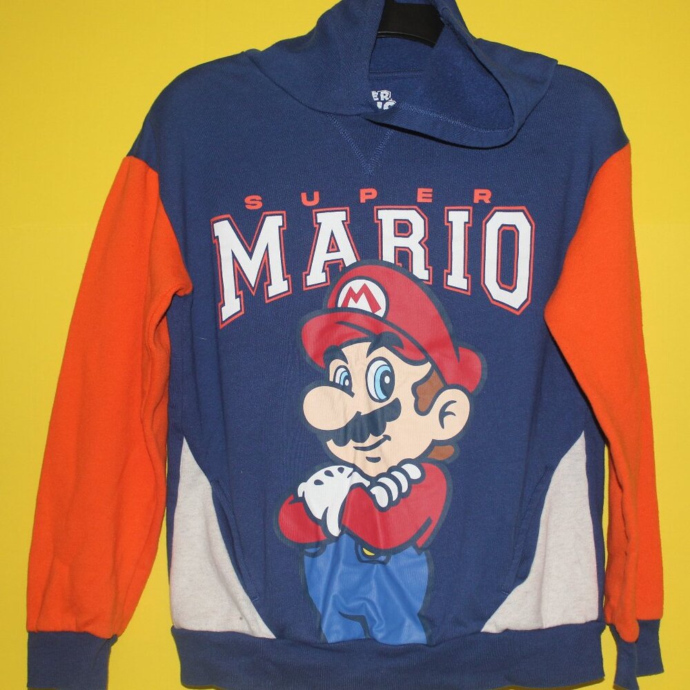 FROM NINTENDO MARIO BROTHER SWEATER HOODIES TEENAGER'S   READ THE DESCRIPTION
